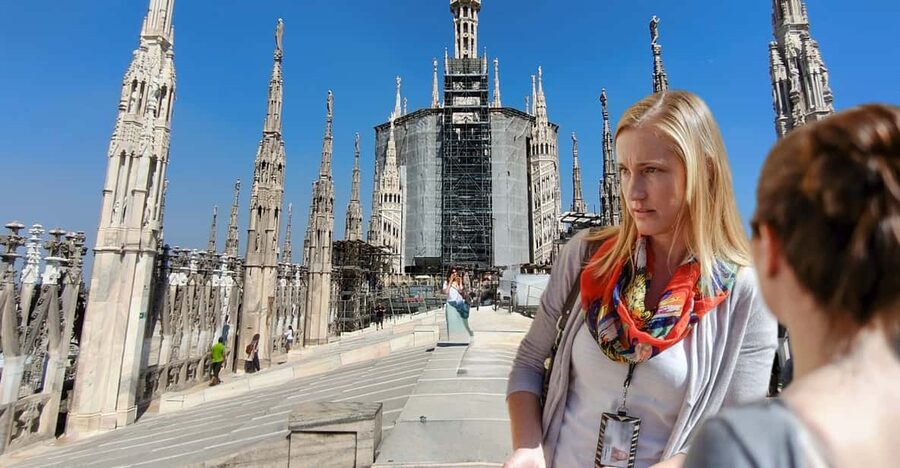 Milan: Da Vinci's Last Supper & Duomo Rooftop Terraces Tour - The Duomo terraces by elevator and stairs