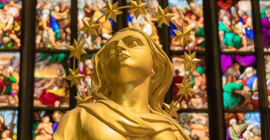 Milan Duomo Cathedral Tour - The façade: statues, spires, and gargoyles