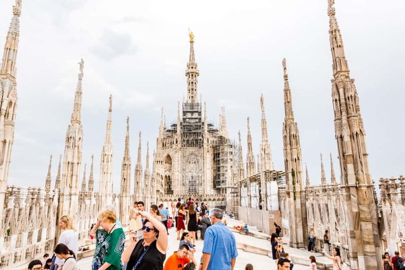 Milan Duomo Rooftops Tour + Optional Hop-on-Hop-off ticket - Meeting near 12OZ Coffee Joint