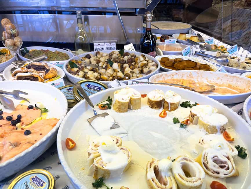 Milan: Food Tour with Pasta, Pizza, Cannoli, and Tiramisu! - Stop five: prosciutto, cheese, and aperitivo