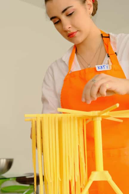 Milan: Fresh Pasta and Tiramisù Class in A Historical Home - Rolling tagliatelle from scratch