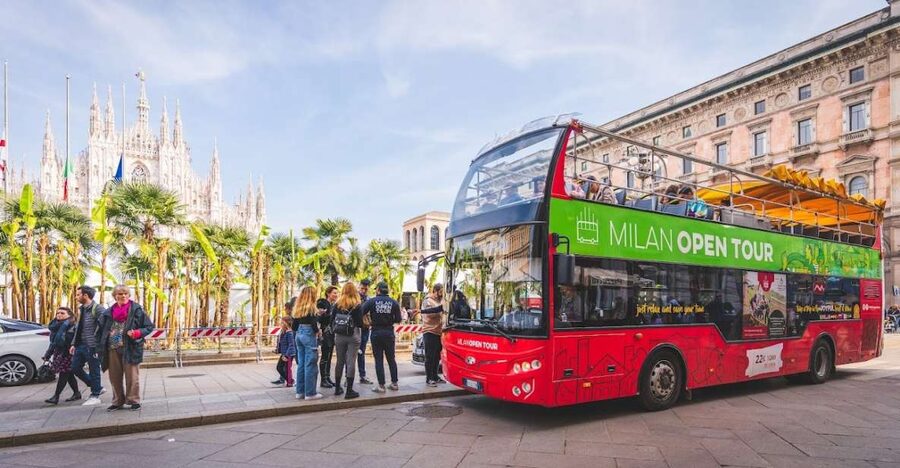 Milan: Gray Line Milan Open Tour Hop-On Hop-Off Bus Tour - Start at the Duomo, then read Milan’s center