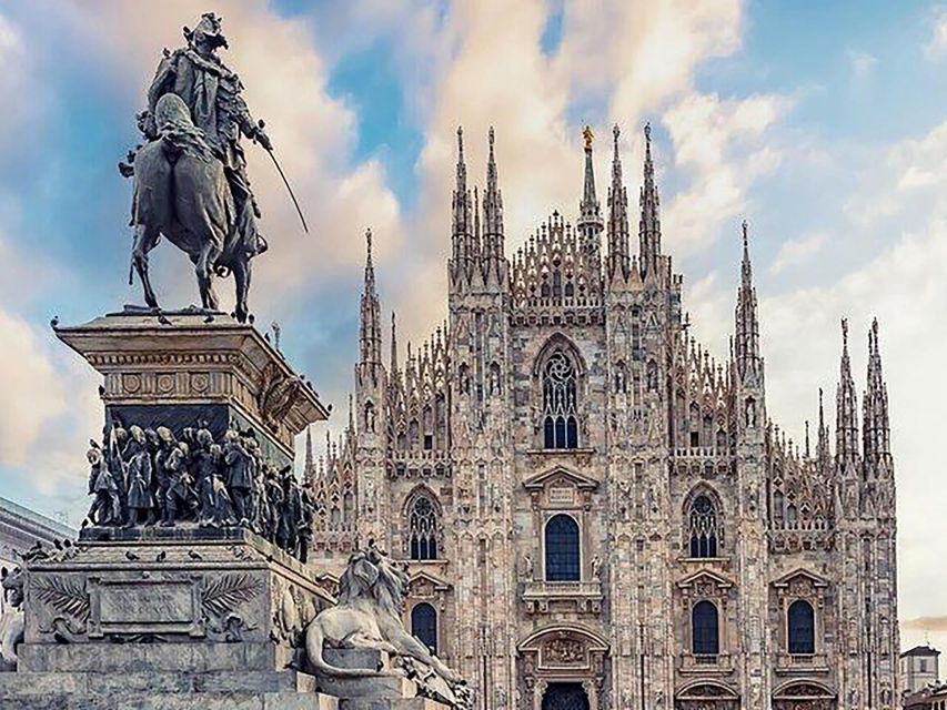 Milan: Guided Cathedral Tour with Rooftop Terraces Access - Inside the cathedral: marble, glass, and sculpture
