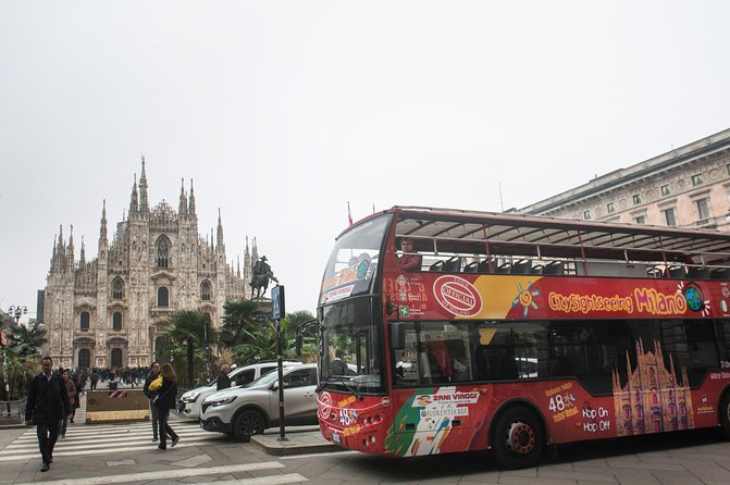 Milan Hop-On Hop-Off Bus Tour with Four Routes - Red Line: Castello, The Last Supper, Duomo, and Brera