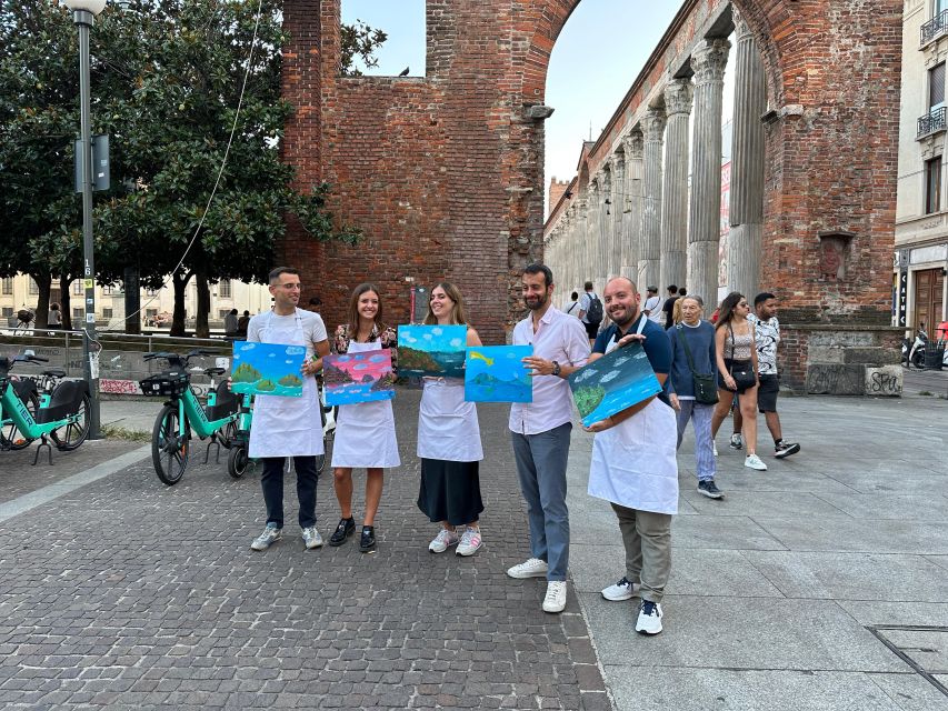 Milan: Paint 'n Sip Class - The social side can be as important as the painting