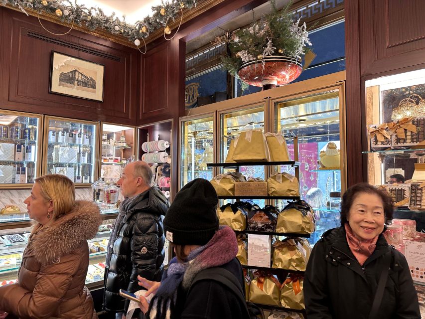 Milan's Panettone Tour - Galleria Vittorio Emanuele II between bakery visits