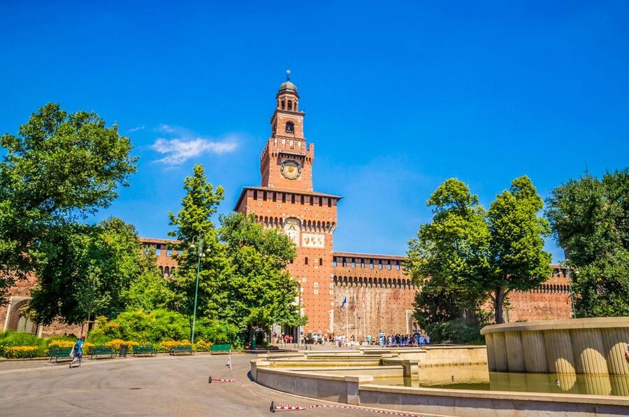 Milan: Sforza Castle Entry Ticket with Digital Audio Guide - Courtyards, walls, and the first sense of scale