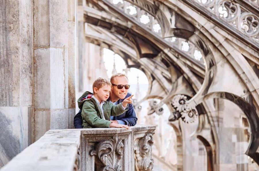 Milan Small Group: Duomo & Rooftop, Castle, Gelato Tasting - Starting under the Galleria’s glass roof