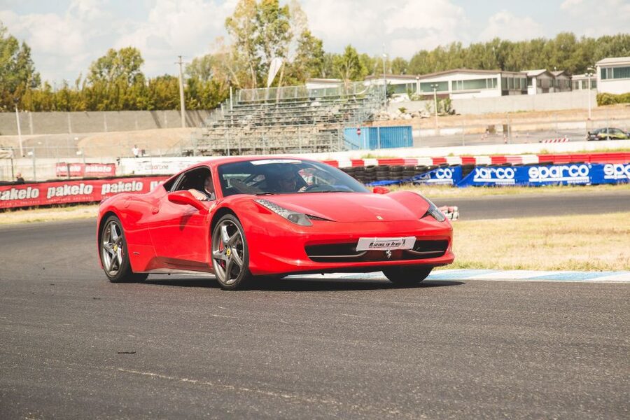 Milan: Test Drive a Ferrari 458 on a Race Track with Video - What the onboard video and telemetry add