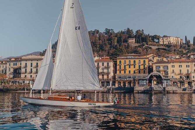 Private Guided Sailing Boat Tour on Lake Como with Aperitif - Villa Balbianello from the water