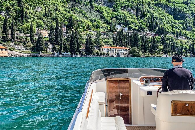 Private guided speedboat cruise on Lake Como from 1H to 4H - Menaggio, Bellagio, and the lake’s three-way divide