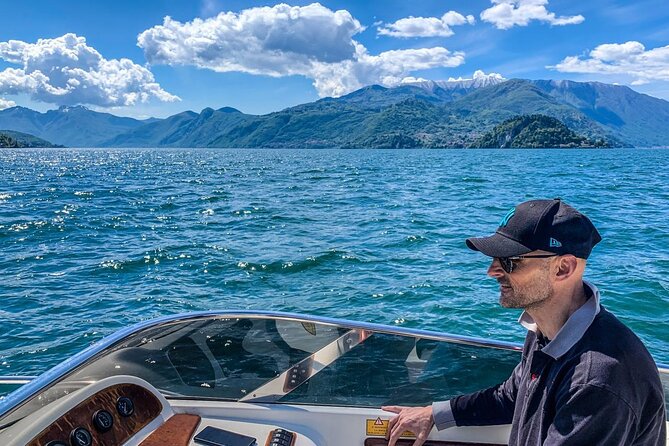Private guided speedboat cruise on Lake Como from 1H to 4H - Church towers and film-set villas near Ossuccio