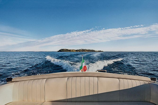 Private Romantic Motorboat Tour From Sirmione - The Grotte di Catullo and the thermal baths view