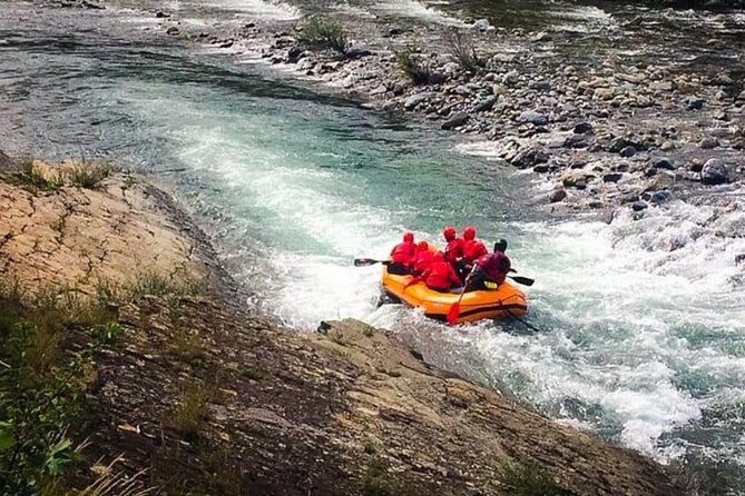 Rafting on Brembo River. - Arriving at San Pellegrino Terme and getting ready
