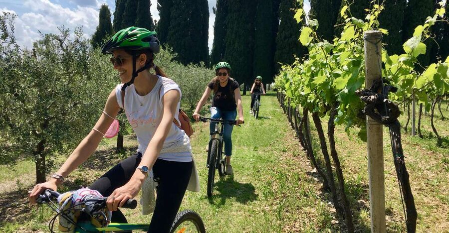 Salò: e-bike tour with wine tasting on Valtenesi Hills - Riding through Valtenesi’s vineyards and hills