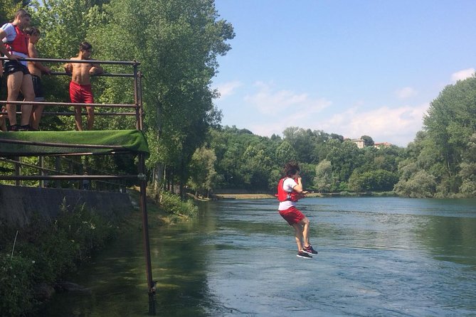 Soft Rafting on Adda River - Paddling through Parco Adda Nord