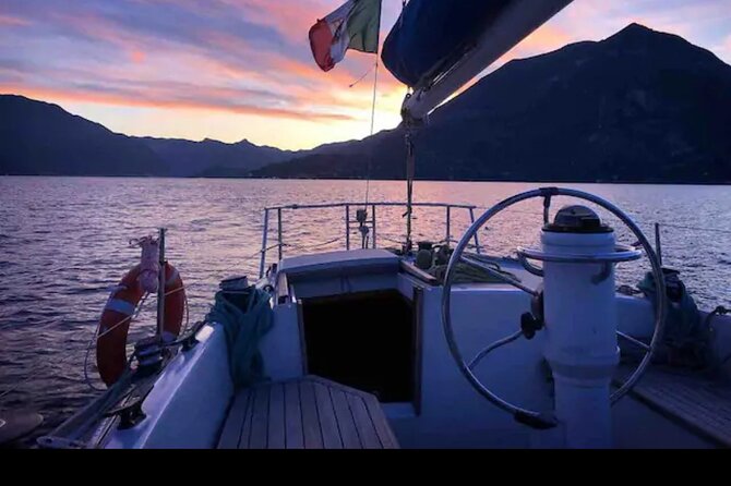 Sunset sailing on lake Como with Private Skipper - The Boat, Comfort, and Safety