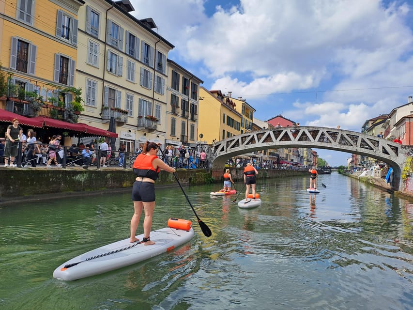SUPMindfulness on Navigli: wellness experience in Milan - Paddling the Naviglio Grande with your attention on the stroke