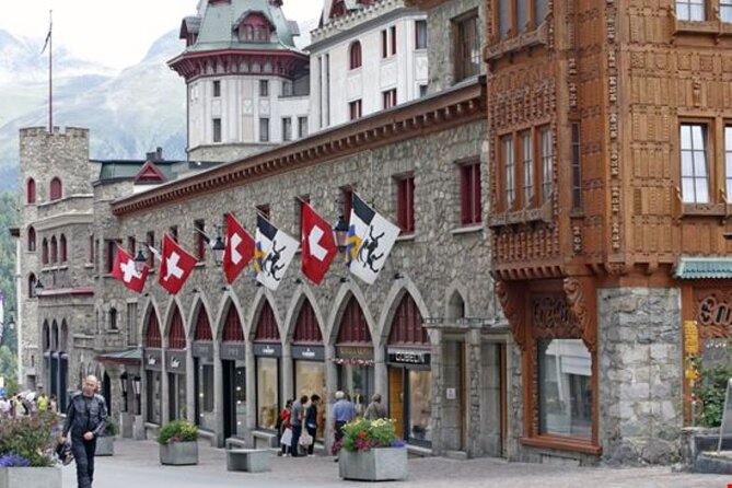 Tour Bernina Red Train And St Moritz from Milan - The Maloja Pass and the return road