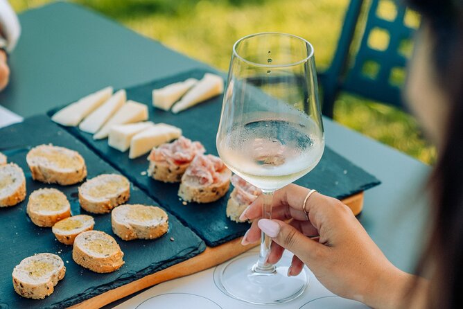 Wine and Food Tasting in the Vineyards in Lazise - A vineyard table near Lazise